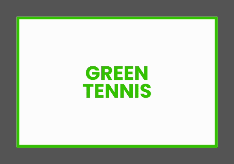 GreenTennis Project